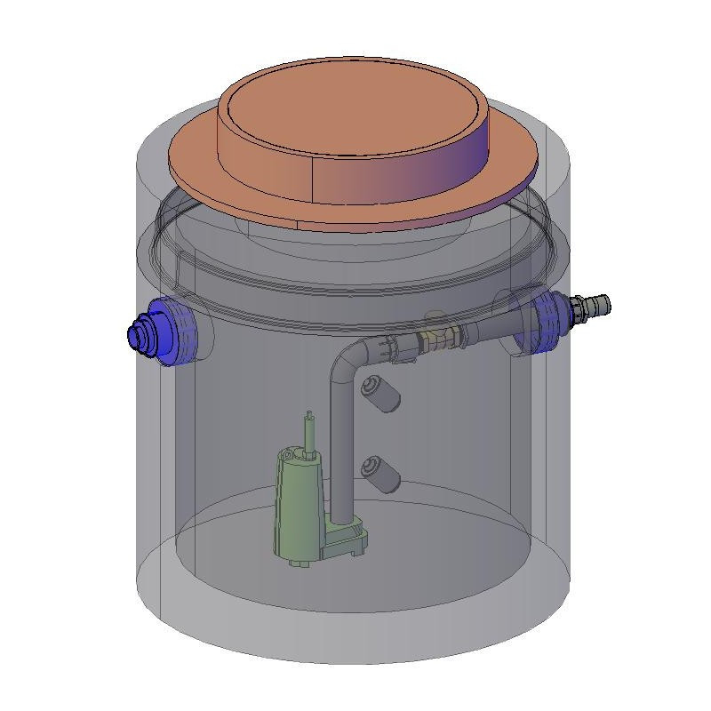 3' Manhole Pump Tank