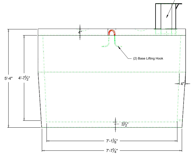 1000 Gallon Privy Tank