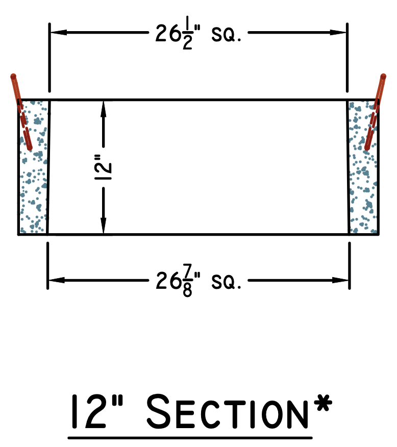 12" Lift Station Riser